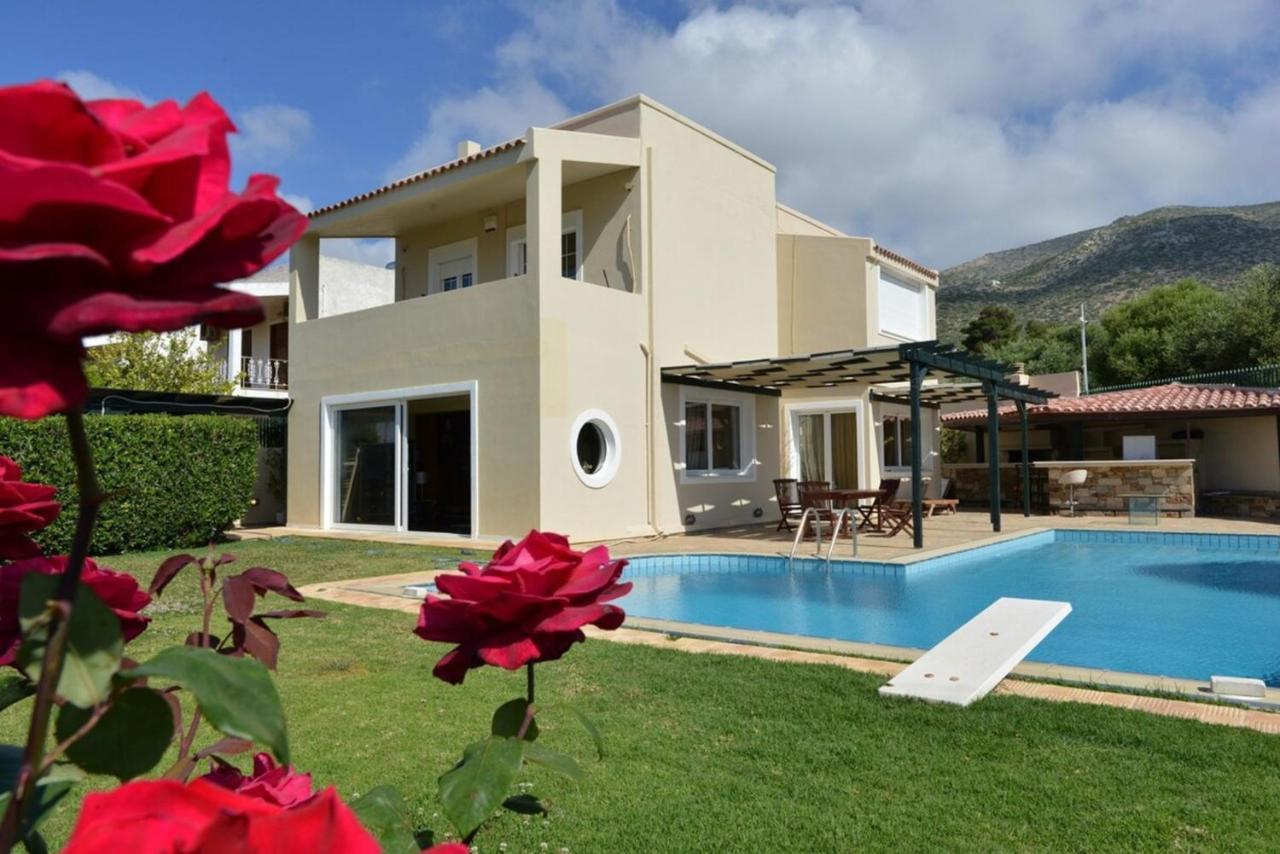 Beautiful Pool Xenia In Anavissos, *